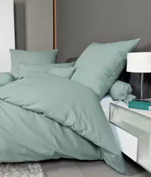 Чехол на подушку Janine "PIANO0125 77 Kiss. 80х80", (1 шт.), на молнии 80х80 см, цвет green smoke