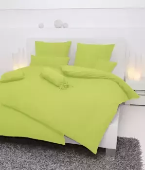 Чехол на подушку Janine "PIANO0125 77 Kiss. 80х80", (1 шт.), на молнии 80х80 см, зеленый