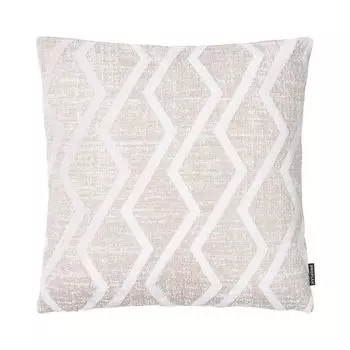 Чехол на подушку Эдмонтон, зигзаг, экрю (бежевый), размер: 45 х 45 см, наполнитель подушки: без Proflax