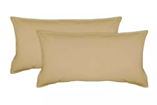 Чехол на подушку jilda-tex Лиссабон - (2x 40x80см) кремовый Dero Textilien