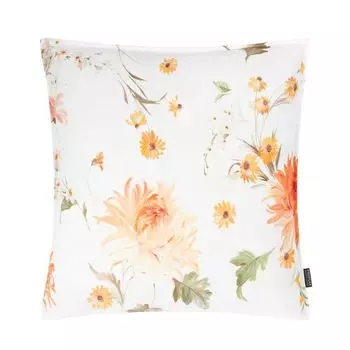 Чехол на подушку Казань, осенние цветы, манго (желтый), размер: 50 х 50 см, наполнитель: без Proflax