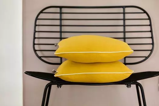 Чехол на подушку KraftKids двойной креп желто-горчичный