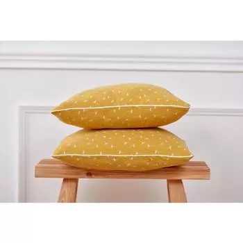 Чехол на подушку KraftKids муслиновый желтый одуванчик