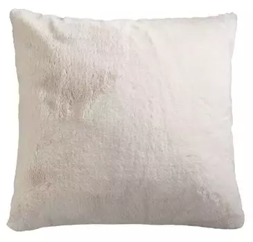 Чехол на подушку - кремовый - 45 х 45 см - на молнии - вид с коротким ворсом Gzze W.F. Frottier-Weberei GmbH