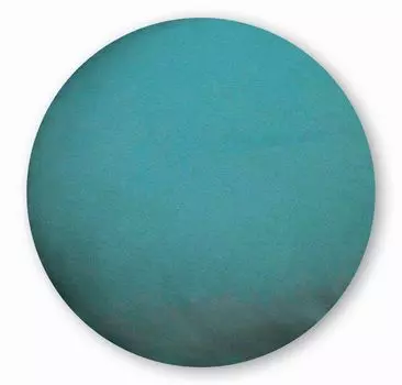 Чехол на подушку круглый 60 см, бирюзовыйовый, льняной, наволочка, декоративная подушка Haus und Deko