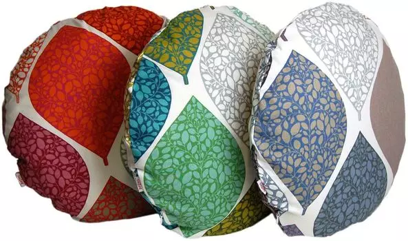 Чехол на подушку круглый ок. 60 см гортензии Beties "Momente"