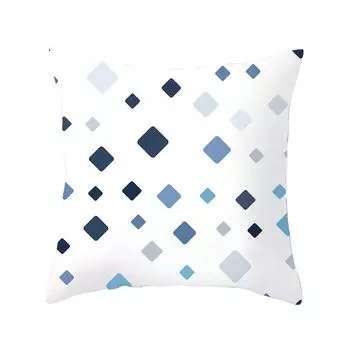 Чехол на подушку, квадратный дышащий полиэстер, чехол для подушки персикового цвета с абстрактным геометрическим принтом для дивана-C Stuttg