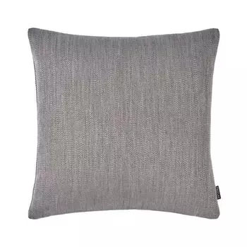 Чехол на подушку Lbeck, однотонный со структурой, серебристый, размер: 50 х 50 см, наполнитель подушки: без Proflax