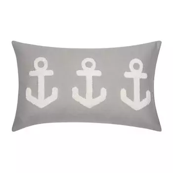 Чехол на подушку Lever 30 x 50 см светло-серый из смеси льняных материалов pad