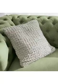 Чехол на подушку Limnia серый Loberon, цвет Gesamt Breite Grau