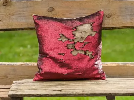 Чехол на подушку Lisette 40х40 красный pad