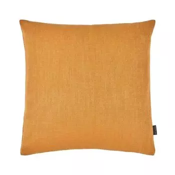 Чехол на подушку Любек, однотонный со структурой, медовый (желтый), размер: 50 х 50 см, наполнитель подушки: без Proflax