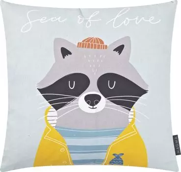 Чехол на подушку Magma Seafriends на молнии енот 45х45 Magma - Heimtex