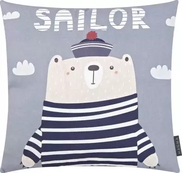 Чехол на подушку Magma Seafriends на молнии морской мишка 45х45 Magma - Heimtex