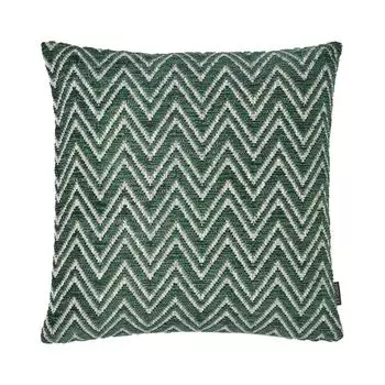 Чехол на подушку «Мемфис», шенилл зигзаг, зеленый, размер: 45 х 45 см, наполнитель подушки: без Proflax