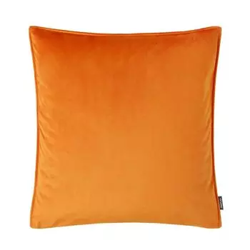 Чехол на подушку Милан, однотонный бархат, манго (желтый), размер: 50 х 50 см, наполнитель: без Proflax