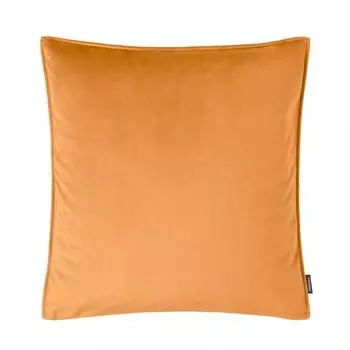 Чехол на подушку Милан, однотонный бархат, оранжевый, размер: 27 х 43 см, наполнитель: утиные перья Proflax