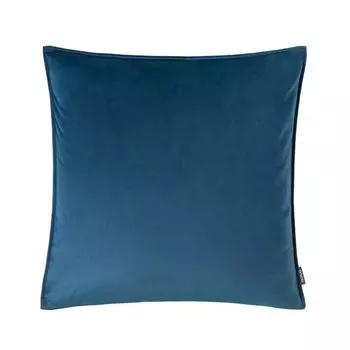 Чехол на подушку Милан, однотонный бархат, темно-синий, размер: 50 х 50 см, наполнитель: без Proflax