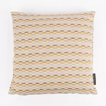 Чехол на подушку Mira Hexagon бежево-желтый в разных размерах от SCHNER LEBEN. Размер 50х50см (ВхШ) Размер 50х50см (ВхШ) Schner-Leben