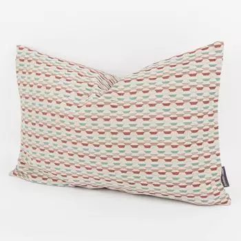 Чехол на подушку Mira Hexagon бежевый красный бирюзовый в разных размерах размер 40х60см (ВхШ) размер 40х60см (ВхШ) Schner-Leben