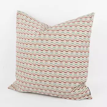 Чехол на подушку Mira Hexagon бежевый красный бирюзовый в разных размерах размер 80х80см (ВхШ) размер 80х80см (ВхШ) Schner-Leben