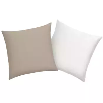 Чехол на подушку мой дом «DESNER2», (2 шт.), двусторонний чехол на подушку My Home, антрацит/серебро