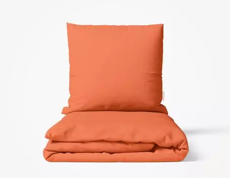 Чехол на подушку MOMM прачечная фабрика, одинарный, цвет опал, терра, размер 40x80 MOMM Wschefabrik