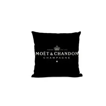 Чехол на подушку Mot & Chandon Чехол на подушку черная подушка Moet & Chandon