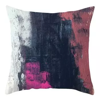 Чехол на подушку моющийся, ручная роспись с геометрическим узором, чехол для подушки для спальни, гостиной, дивана, повседневного использования-I Stuttg