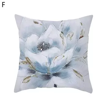 Чехол на подушку, мягкая текстура, невидимая молния, полиэстер, персиковая кожа, декоративная квадратная наволочка, мебельные аксессуары F Stuttg