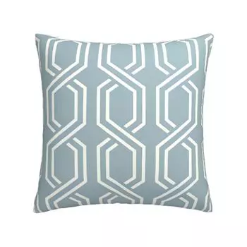 Чехол на подушку Мягкая текстура Пыленепроницаемый чехол для подушки из полиэстера с геометрическим принтом Бытовые принадлежности-B Stuttg