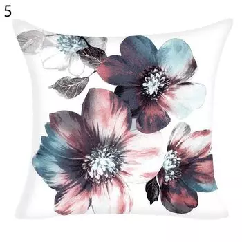 Чехол на подушку Мягкий на ощупь, простой в уходе чехол из полиэстера с китайской тушью, чехол для подушки для дома-5 Stuttg