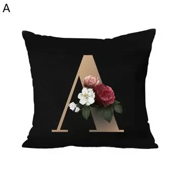 Чехол на подушку Мягкий поршень Съемные чехлы из полиэстера с невидимой молнией для гостиной-A Stuttg
