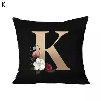 Чехол на подушку Мягкий поршень Съемный полиэстер Чехлы на подушку с невидимой молнией для гостиной-K Stuttg