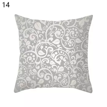 Чехол на подушку, мягкий устойчивый к выцветанию полиэстер, декоративный чехол для подушки с цветочным принтом, чехол для дивана, мебельные аксессуары-14 Stuttg