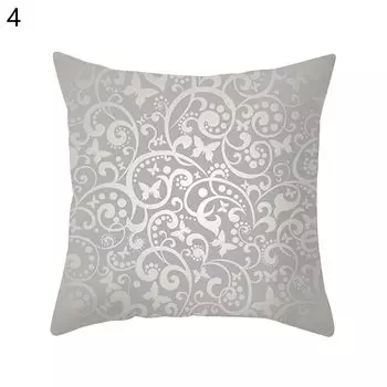 Чехол на подушку, мягкий устойчивый к выцветанию полиэстер, декоративный чехол для подушки с цветочным принтом, чехол для дивана, мебельные аксессуары-4 Stuttg