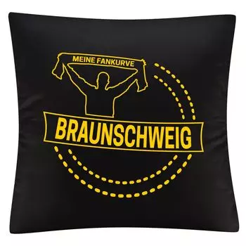Чехол на подушку multifanshop - Braunschweig - My Fan Curve, черный-1, размер один