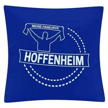Чехол на подушку multifanshop - Hoffenheim - My Fan Curve, синий, размер один размер