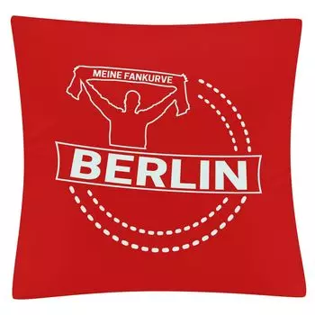 Чехол на подушку multifanshop - красный Берлин - My Fan Curve, красный, один размер