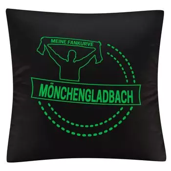 Чехол на подушку multifanshop - Mnchengladbach - My Fan Curve, черный, размер один размер