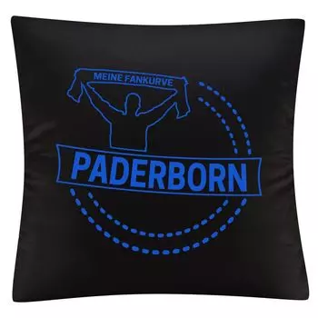 Чехол на подушку multifanshop - Paderborn - My Fan Curve, черный, один размер
