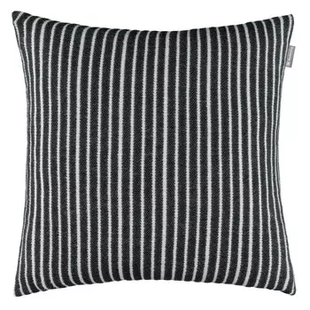 Чехол на подушку Musterring, 45x45 см, натуральный/черный