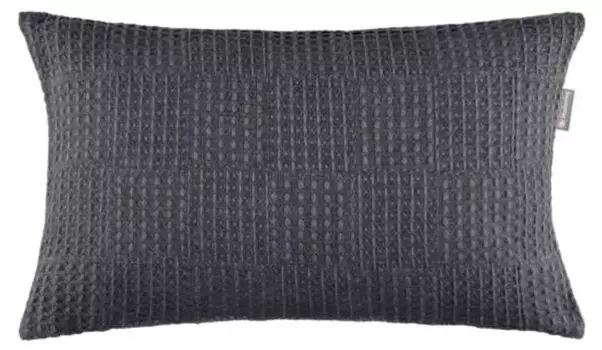 Чехол на подушку Musterring WAFFLE, 30x1x50 см, антрацитовый