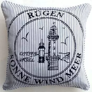 Чехол на подушку - Ocean RGEN Чехол на подушку - синий белый - ок. 45х45 см - без наполнителя pad