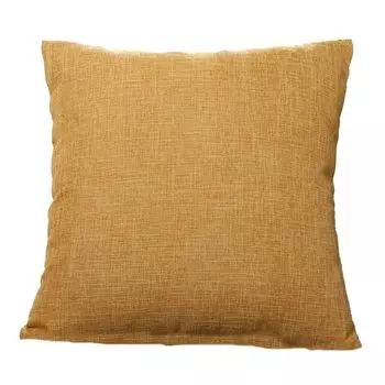 Чехол на подушку, однотонный, устойчивый к разрыву льняной домашний чехол для подушки, декор для гостиной, желтый Stuttg