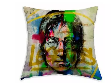 Чехол на подушку ок. 45х45 см, смесовая ткань POP Collection beties "Леннон"