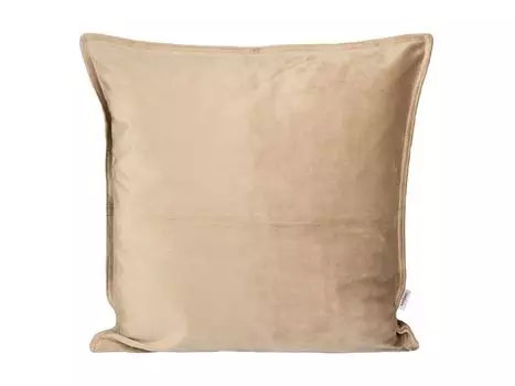 Чехол на подушку ок. 60х60 см коричнево-бежевый beties "Samt&Sonders"