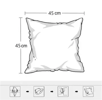 Чехол на подушку OKWISH, белый