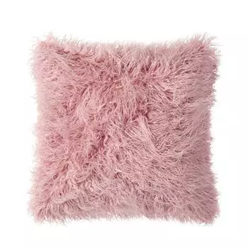 Чехол на подушку Orlando, искусственный мех под овчину, телесный (розовый), размер: 45 х 45 см, наполнитель подушки: без Proflax