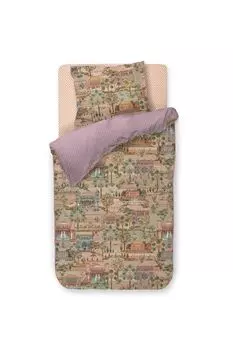 Чехол на подушку Pip Studio из перкаля, одинарный, цвет Алькасар, мульти размер 40x80